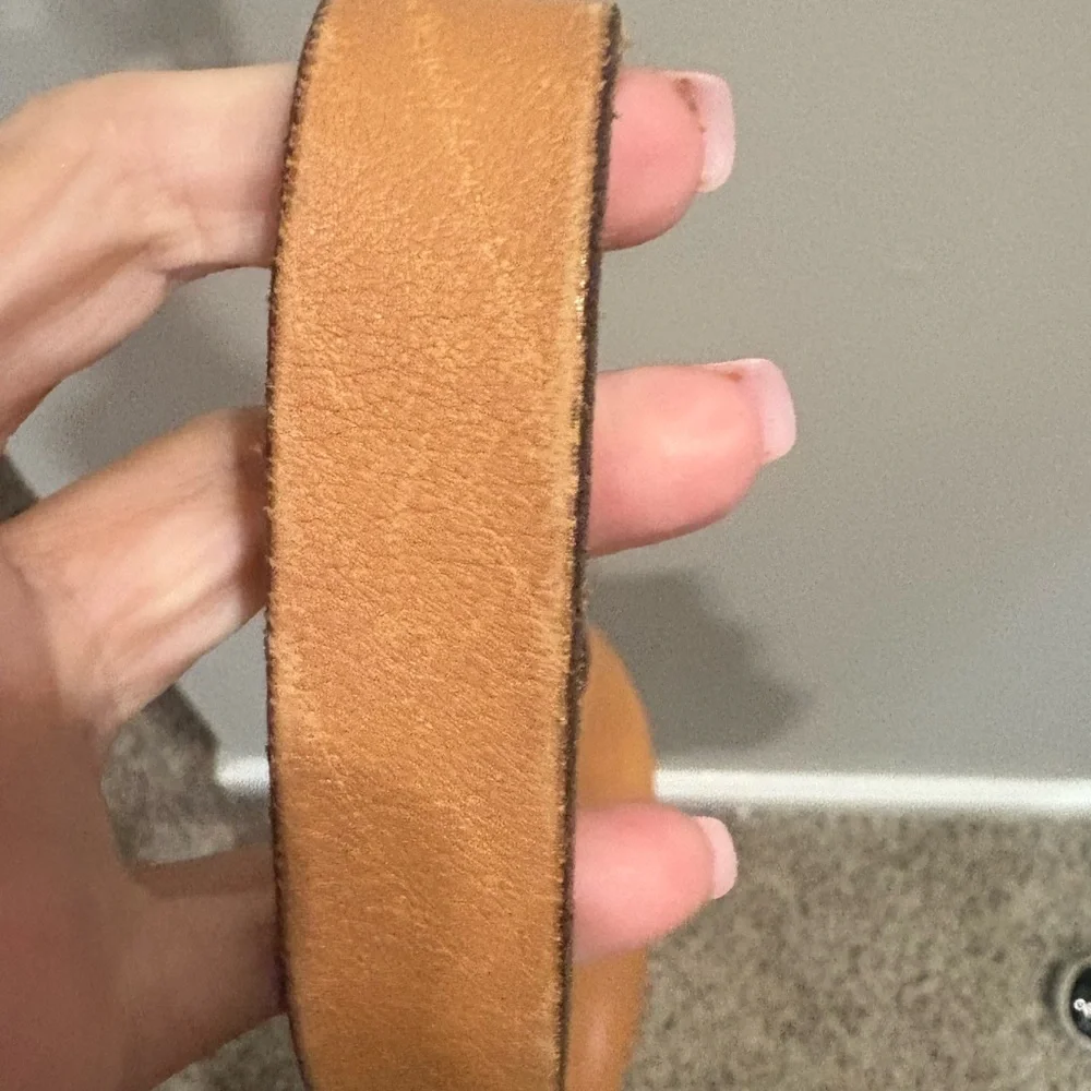 LOEWE Brown Calfskin Leather Small Asymmetric Shoulder Bag w/COA - Picture 10 of 17